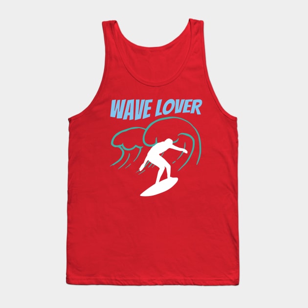 Surfing - Wave Lover Tank Top by ALBOYZ